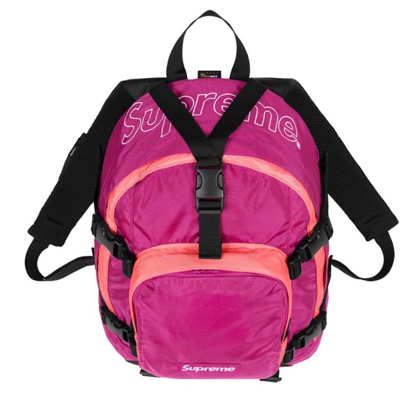 Supreme Cordura Backpack Magenta FW19 - Picture 3 of 6